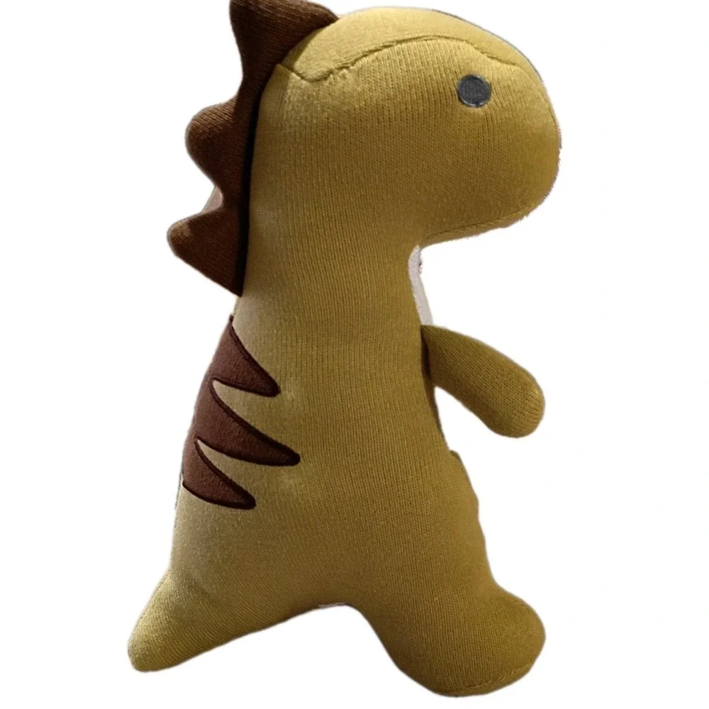Hobby‎ Lobby Dinosaur Plush Stuffed Animal Decorative Pillow Corduroy Lines EUC